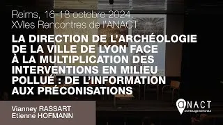 Miniature : La direction de l’archéologie de Lyon face à la multiplication des interventions en milieu pollué