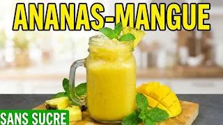 Miniature : Boisson Fraîche Ananas‑Mangue ❄️ 100% Naturelle • Sans Sucre • Prête en 2 Minutes
