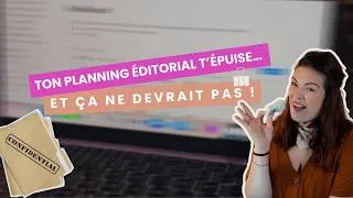 Miniature : Pourquoi ton planning éditorial te fatigue plus qu’il ne t’aide