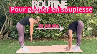 Miniature : Deviens plus souple en 1 mois | Challenge étirements 10 min
