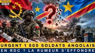 Miniature : 🚨 URGENT🔥1 500 soldats angolais en RDC  La rumeur s’effondre ! 🇦🇴🇨🇩