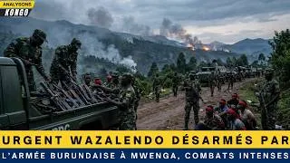 Miniature : 🚨 URGENT  Wazalendo désarmés par l’armée burundaise à Mwenga, combats intenses !