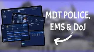 Miniature : 2026 | MDT POLICE, DOJ & EMS FOR FIVEM SERVER | FIVEM | FLASHBACK STYLE