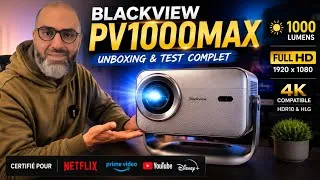 Miniature : 🔥 1000 LUMENS & NETFLIX : ce vidéoprojecteur Blackview PV1000MAX m’a surpris ! @BlackviewHk 