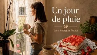Miniature : Une journée de pluie à la maison ☔ | Ménage, tiramisu aux fraises & Slow Living en France