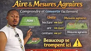 Miniature : La méthode facile pour convertir les mesures d'aires et les mesures agraires 