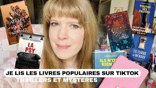 Miniature : Ces livres valent-ils la hype Booktok? Thrillers et mystères 📚