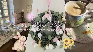 Miniature : Cosy Vlog- Début du Printemps, Déco, DIY couronne de Pâques 🐣🐰🌷