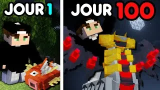 Miniature : J'ai passé 100 jours sur POKÉMON - MINECRAFT (l'intégral)