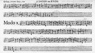 Miniature : "O slaep" /  JJ Van Eyck - flûte traversière Renaissance basse en la