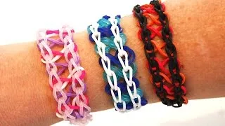 Miniature : TUTO : bracelet élastique INFINI - Rainbow Loom (en Français)