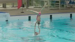 Miniature : ballet technique juniors Toulouse nat'synchro Championnats de France 2024 N1