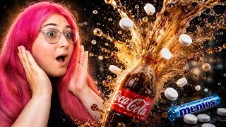 Miniature : Pourquoi le Coca-cola fait-il mousser les Mentos?