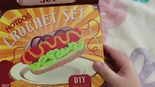 Miniature : HOT DOG EN  ENTIER AU CROCHET 🌭🌭#kitaction #tutocrochet #pasapascrochet