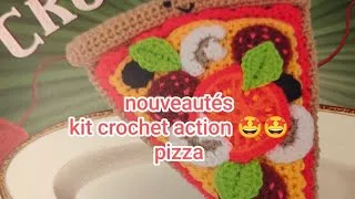 Miniature : TUTO CROCHET EN ENTIER 🍕 pizza au crochet 🤩😍#kitaction #kitcrochet #tutocrochet