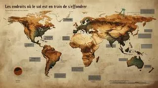 Miniature : 🌍 Les endroits où le sol est en train de s'effondrer.