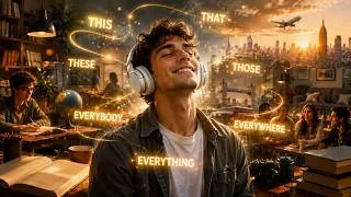 Miniature : THIS, THAT, THESE, THOSE, EVERYBODY, EVERYWHERE, EVERYTHING 🎧 | Apprendre l'Anglais en Chanson