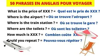 Miniature : 50 Phrases en Anglais pour VOYAGER (Niveau Débutant)