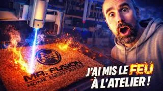 Miniature : 🥾 GRAVURE LASER d'un PAILLASSON : L'astuce pour ne pas TOUT BRÛLER !