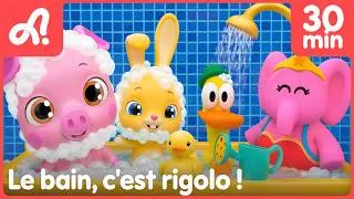 Miniature : Les Superhéros prennent le Bain! 🛁🫧 Les Chansons pour Enfants de HeyKids et Pocoyo | Animaj Kids