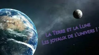 Miniature : La Terre et la Lune.