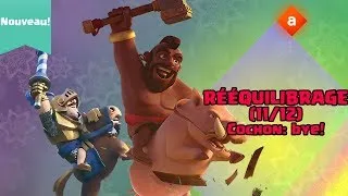 Miniature : RÉÉQUILIBRAGE MASSIF CLASH ROYALE (11/12): Adieu Chevaucheur!!!
