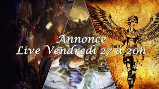 Miniature : Annonce Stream - Vendredi 27/11 à 20H !