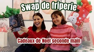 Miniature : Swap de cadeaux de Noël de friperie 2024 !!! ❤️🎄 On s'offre des cadeaux seconde main🧑‍🎄