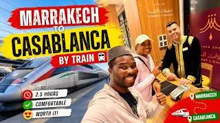 Miniature : On quitte Marrakech en TRAIN pour Casablanca (et la nourriture était incroyable)