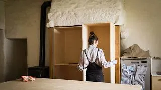 Miniature : Je transforme une vieille cheminée en meuble petit déjeuner ☕️ | Fabrication des caissons (Partie 1)