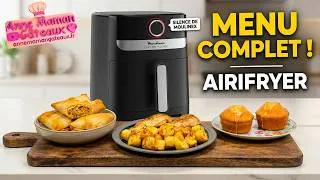 Miniature : Menu Complet Airfryer pour 2 : 3 Recettes  Faciles (Silence de Moulinex)