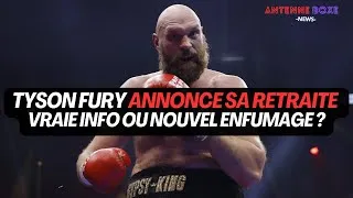 Miniature : Tyson Fury annonce sa retraite : info ou enfumage ?