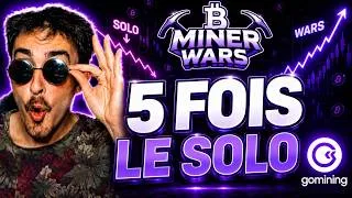 Miniature : 5 fois le SOLO dans Miner Wars ! Mes résultats GoMining