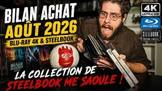 Miniature : La collection de Steelbook me saoule ‼️ Bilan Achat août 2026 Blu-Ray 4K 🎬