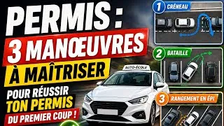 Miniature : PERMIS : 3 manoeuvres à maîtriser pour réussir ton permis du premier coup !