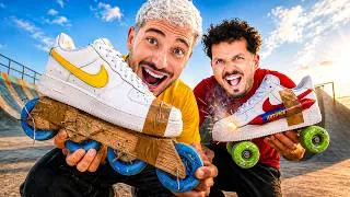 Miniature : Celui qui Construit les Meilleures Chaussures à Roulettes Gagne ! (ft. Raven)