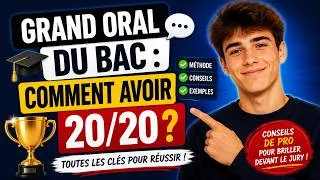 Miniature : Comment avoir 20 au Grand Oral du bac 2026 ?
