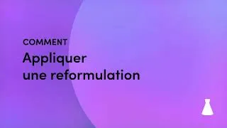Miniature : Comment appliquer une reformulation