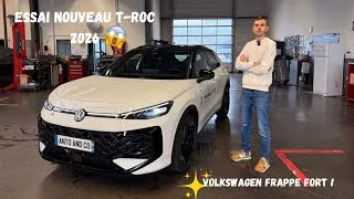 Miniature : ESSAI NOUVEAU T-ROC 2026 : Volkswagen frappe très fort !