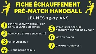 Miniature : ÉCHAUFFEMENT PRÉ-MATCH HANDBALL : JEUNES 13-17 ANS