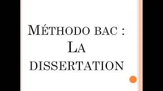 Miniature : SES - Méthodologie bac - la dissertation