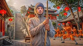 Miniature : 5 jours dans le temple Shaolin le plus dur de Chine (coups de bâton, -10°C)