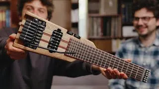 Miniature : We made a travel guitar... and it plays (almost) like a real guitar