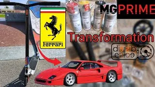 Miniature : Je transforme ma trot park en FERRARI : Épisode 1 (colis, pièce et peinture)