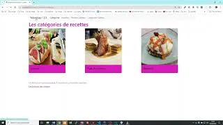 Miniature : 36. [correction] gestion de la page recettes par le contrôleur