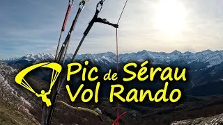 Miniature : Vol Rando au Pic de Sérau #paragliding #pyrenees #ariège