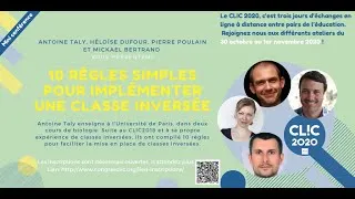 Miniature : 10 règles simples pour une classe inversée