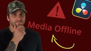 Miniature : Comment Corriger le BUG Média Offline dans DaVinci Resolve
