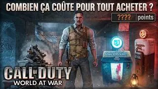 Miniature : COMBIEN ÇA COÛTE DE TOUT ACHETER EN MODE ZOMBIE ? 💸 (World at War)