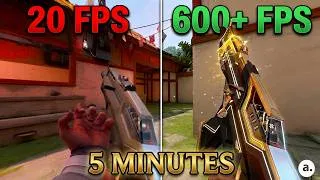Miniature : COMMENT OPTIMISER VALORANT en 5 min EN 2026  (+ FPS)